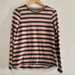 American Eagle Soft & Sexy Plush Stripe Long Sleeve